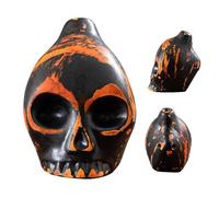 Whistle di Halloween - La previsione azteca più forte di Halloween, pipa urlante estremamente rumorosa, decorazione artistica con teschio collezionabile | Pipa della morte