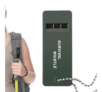 Whistle Di Sopravvivenza - Sessioni Di Sopravvivenza Di Emergenza Doppio Tubi Whistles Di Sicurezza | Fischietti Di Sicurezza per Il Campeggio All'aperto Kayak Navigazione E Segnalazione | Marine di