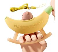 Whistle For Kids, Cartoon Training Sport Whistles, Fun Silicone Music Whistle Toys, Banana Bear Outdoor Play Whistle With Lanyard For Party and Goody Bags Cartoon Training Sports Whistles For Kids,