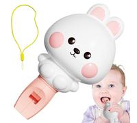Whistle Toy - Fischio di plastica per animali | Fischietto del suono del coniglietto colorato | Strumento musicale per il regalo di compleanno di Natale per i bambini piccoli