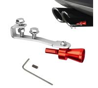Whistle Turbo - Maker ruvido in lega di alluminio, potenziatore del suono del tubo di coda, fischio del tubo di scarico | Attaccamento del marmitta leggero con effetto turbo, valvola di ad