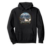 Whistler Ski Resort British Columbia Snowboard Divertimento Felpa con Cappuccio