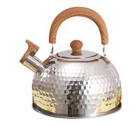 Whistling Tea Kettle - Acciaio inossidabile 18,5 x 18 cm | Kettle, Water Boiler | 2L Whistling Tea Kettles For Coffee, Fast Boiling Hot Water, Camping Trips, Hiking, Festival, Outdoor Cooking