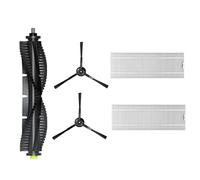 Whisverse 5Pcs Rullo Filtro Laterale Parti di Ricambio per Qihoo 360 S10 X100 Max Robot Aspirapolvere
