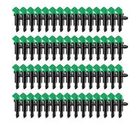Whisverse 60 pezzi 4GPH rimovibile spruzzatore a goccia emettitore di goccia bandiera da giardino gocciolatore per per e arbusti