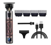 Whisverse Tagliacapelli da uomo elettrico per capelli e barba Trimmer Display digitale ricaricabile fili taglio dei capelli