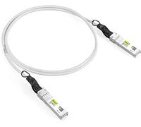 [White] 10G SFP+ DAC Cavo 0.3-Meter(0.98ft), Twinax SFP+ Cavo per Cisco SFP-H10GB-CU30CM, Meraki, Ubiquiti UniFi, D-Link, Supermicro, Mikrotik, Open Switches