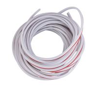 White 10M Car Bumper Lip Fender Edge Gap T-Type Rubber Sealing Strip