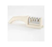(white)4 Slot Kitchen Knife Sharpener Household Quick Sharpening Tool Stainless Steel Whetstone Multi-function Sharpening Rod