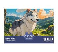 White Alaskan Malamute DogPuzzle 1000 Elementi Difficile - Incastro Millimetricopet Dog, Idea Regalo Per Appassionati Di Enigmi38x26cm/1000pcs