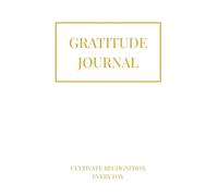 White and Gold Luxury Gratitude Journal