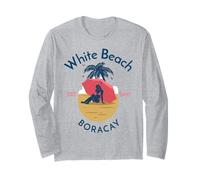White Beach Boracay Filippine Maglia a Manica
