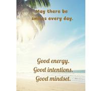 White beach wallpaper notebook, blue sky and coconut trees: For students and educational institutions, suitable for women and men, office workers, ... gift for special occasions, 8.5x11, 100 pages