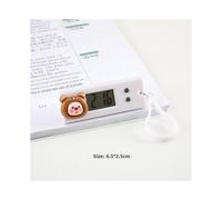 ( White Bear)Bunny Cartoon Digit Orologio da Appendere Orologio Elettronico Portatile per Classi Studenti