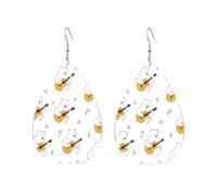 White Bear Playing Guitar Orecchini Da Donna Moda Orecchini Leggera Pendenti Per Cosplay Carnevale Feste