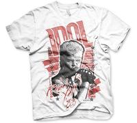 White Billy Idol Rebel Yell 1983 Tee T-Shirt Mens Unisex White S