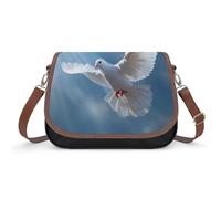 White Bird Dove Holy Spirit - Borsa a tracolla da donna, alla moda, con tracolla regolabile