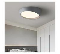 White/Black/Grey Minimalist Designer Round LED Ceiling Lamp Modern Study Living Room Restaurant Kitchen Decor Chandelier Creative Bedroom Light