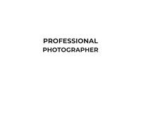 White/Black Lined Journal Notebook - Professional Photographer | 6x9 inches 120 pages | Notebook for Photographers | Perfect Bound Undated Lined Paper Notebook Journal | Blank, Lined Pages Journal