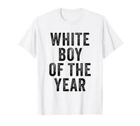 White Boy of The Year - Funny Handsome Cool Men's Humor Maglietta
