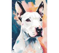 White Bull Terrier Notebook: Journal, Diary, Dog Notebook: A wonderful gift for family, friends, loved ones, kids, dog lovers, Bull Terrier admirers, ... Bull Terrier enthusiast, small dog parents