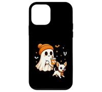 White Chihuahua Halloween Ghost Walking Chihuahua Dog Custodia per iPhone 12 mini