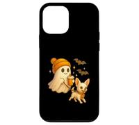 White Chihuahua Halloween Ghost Walking Chihuahua Dog Custodia per iPhone 12 mini