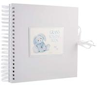 White Cotton Cards Blue - Libro di memoria"Gran's Boasting Book" (NRB5C)