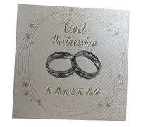WHITE COTTON CARDS Code WB83 Civile Partenariato to Have & to Hold [Lingua Inglese]
