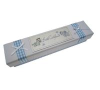 White Cotton Cards - Custodia per certificato di nascita, colore: rosa [ lingua inglese ]