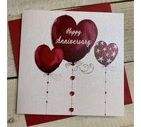 WHITE COTTON CARDS LL50 My World. That' s You. Happy Anniversary Fatto a Mano Carta