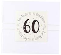 White Cotton Cards (MTGA18G) - Libro degli ospiti"Happy Birthday to You, 60"