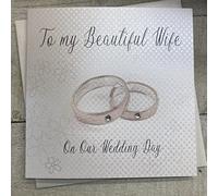 WHITE COTTON CARDS WB25 - Biglietto d'auguri To My Beautiful Wife on Our Wedding Day