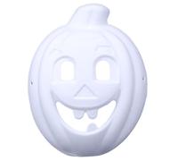 White Craft Paper Cosplays - Costume dipinto su tutto il viso, verniciabile, colore: Bianco