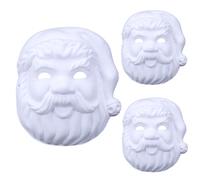 White Craft Paper Cosplays - Costume dipinto su tutto il viso, verniciabile, colore: Bianco