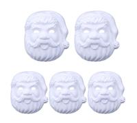 White Craft Paper Cosplays - Costume dipinto su tutto il viso, verniciabile, colore: Bianco