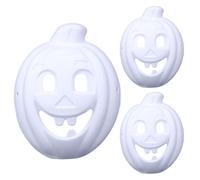 White Craft Paper Cosplays - Costume dipinto su tutto il viso, verniciabile, colore: Bianco