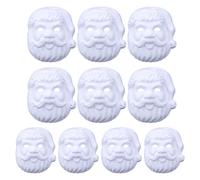 White Craft Paper Cosplays - Costume dipinto su tutto il viso, verniciabile, colore: Bianco