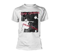 White Dead Kennedys Police autorizzato Uomo maglietta