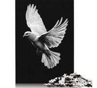 White Dove In Flight Jigsaw Puzzle Impossible 1000 Pezzi Decorazione Per La Casa. Rilassamento E Intelligence Per Adulti E Ragazzi Da 14 Anni 1000pcs (38x26cm)