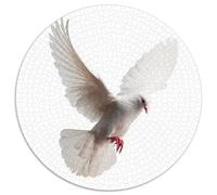 White Dove Jigsaw Puzzle Impossible 1000Pcs Peace Decorazione Per La Casa. Giochi Rilassamento E Intelligence Per Adulti E Ragazzi Da 14 Anni 1000pcs (67.5x67.5cm)