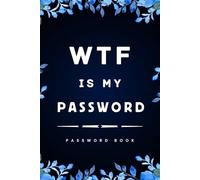 White Elephant Gifts: Password Book with Alphabetical Tabs - Log Book to Protect Usernames, Logins, Website and Email - Funny Stocking Stuffers for Men and Women