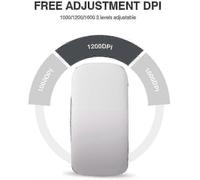 (WHITE) For MicrosoftArc TouchFolding MouseErgonomic mouseFlexible computer mouse, Bluetooth wireless mouse