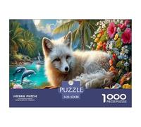 White FoxPuzzle Impossible 1000 Pezzi Laguna tropicale Decorazione Per La Casa. Giochi Rilassamento E Intelligence Per Adulti E Ragazzi Da 14 Anni 52x38cm/1000pcs