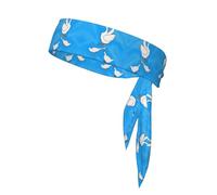 White Goose House, bendaggio per fitness stampato, ideale per appassionati di sport Ninja Football e basket