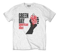 White Green Day American Idiot ufficiale Uomo maglietta unisex