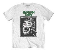 White Green Day Scream autorizzato Uomo maglietta