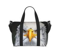White Head Eagle - Borsa a tracolla da viaggio, borsa a tracolla singola, borsa sportiva e fitness da viaggio, Nero , Taglia unica