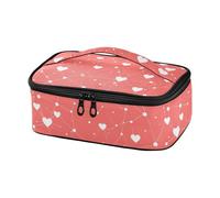 White Heart Line Digital Red Kids Lunch Bag Mini Lunch Bag Lunch Boxes Mini Cooler Thermal Pasto Tote Impermeabile