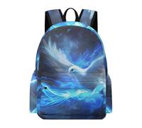White Holy Spirit Dove carino zaino da viaggio leggero casual borsa per computer portatile per uomo donna stampa grafica
